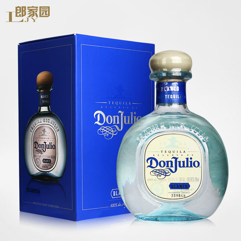 唐胡里奥（DON JULIO）洋酒 唐胡里奥 白龙舌兰酒特基拉烈酒墨西哥原瓶进口
