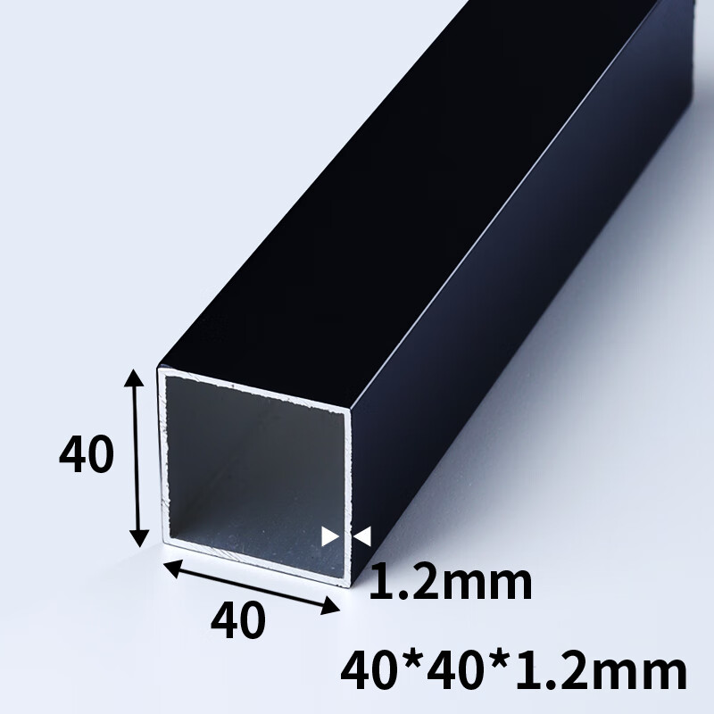 妙林 阳光房铝型材黑色铝方管铝扁管吊顶室外粉末喷涂铝合金型材凉亭