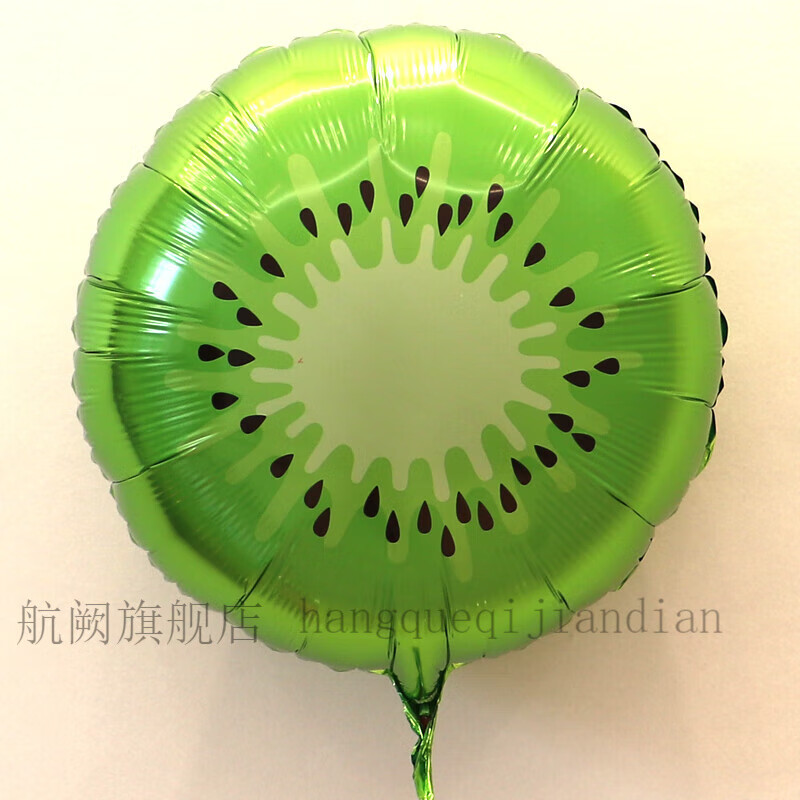 铝膜水果气球棒棒糖卡通佩奇汪汪队西瓜幼儿园母婴店 铝膜(猕猴桃)50
