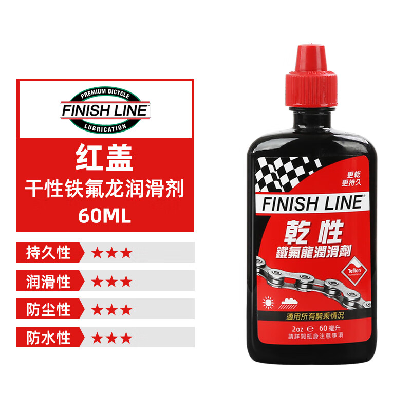 终点线链条油finishline终点线链条油山地自行车单车专用轴承润滑 红