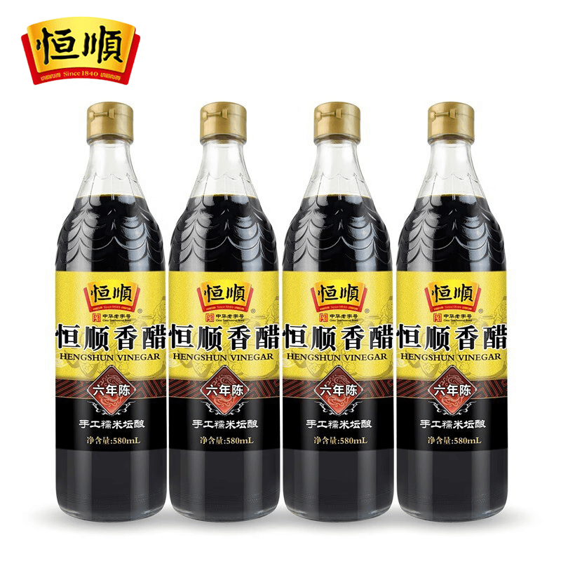 恒顺 镇江香醋六年陈特产六年陈酿580ml*4瓶装 恒顺六年陈580ml*4瓶怎么样,好用不?