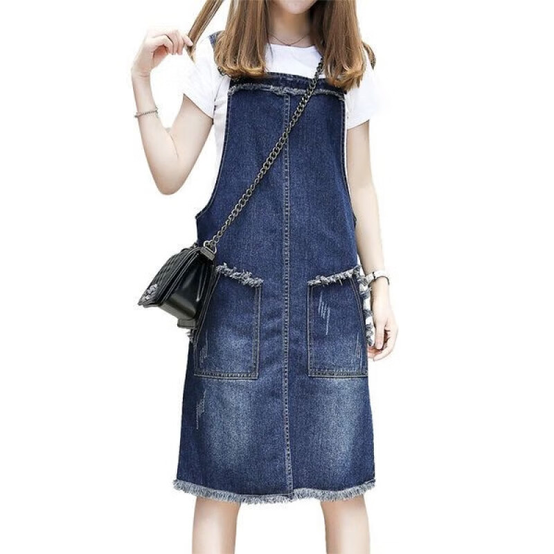 携尔曼(xieerman)加肥加大码女装春夏款胖mm显瘦牛仔