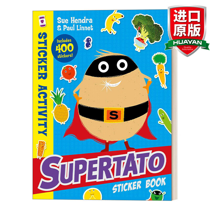 Supertato Sticker Book英文原版土豆超人贴纸书英文版进口英语原版书籍