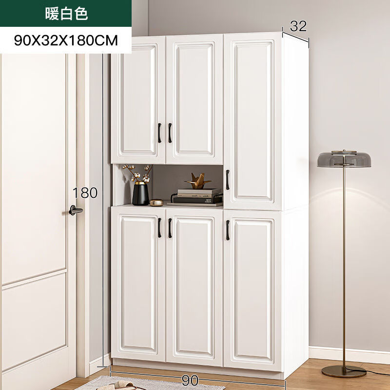 鑫妍达  鞋柜家用门口大容量高立式入户收纳玄关柜一体靠墙简约现代储