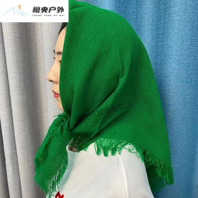 橙央东北大花布头巾秋冬季东北大花布村姑头巾农村中老年人奶奶围巾妇