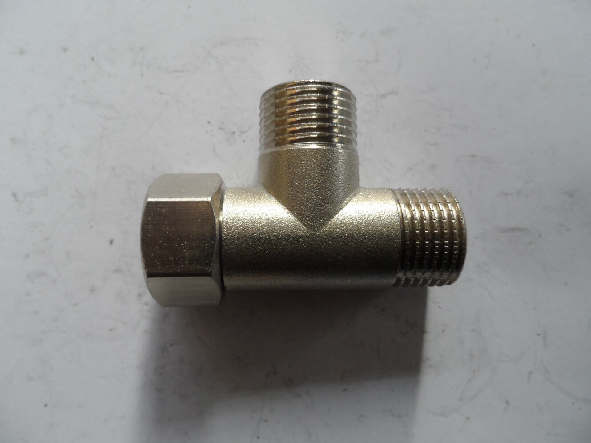 施韵令加厚4分铜水暖配件管三通弯头水管接头12热水管接头 测边单活接