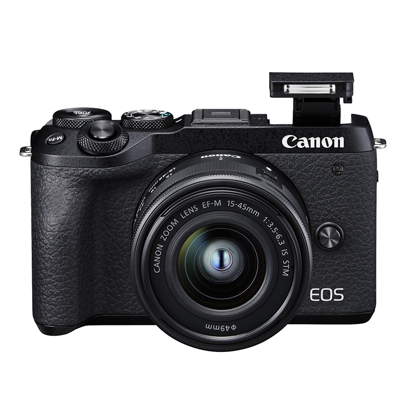 佳能（Canon）EOS M6 Mark II 微单相机 黑色15-45标准变焦镜头套装（ 约3250万像素/约30张每秒连拍）