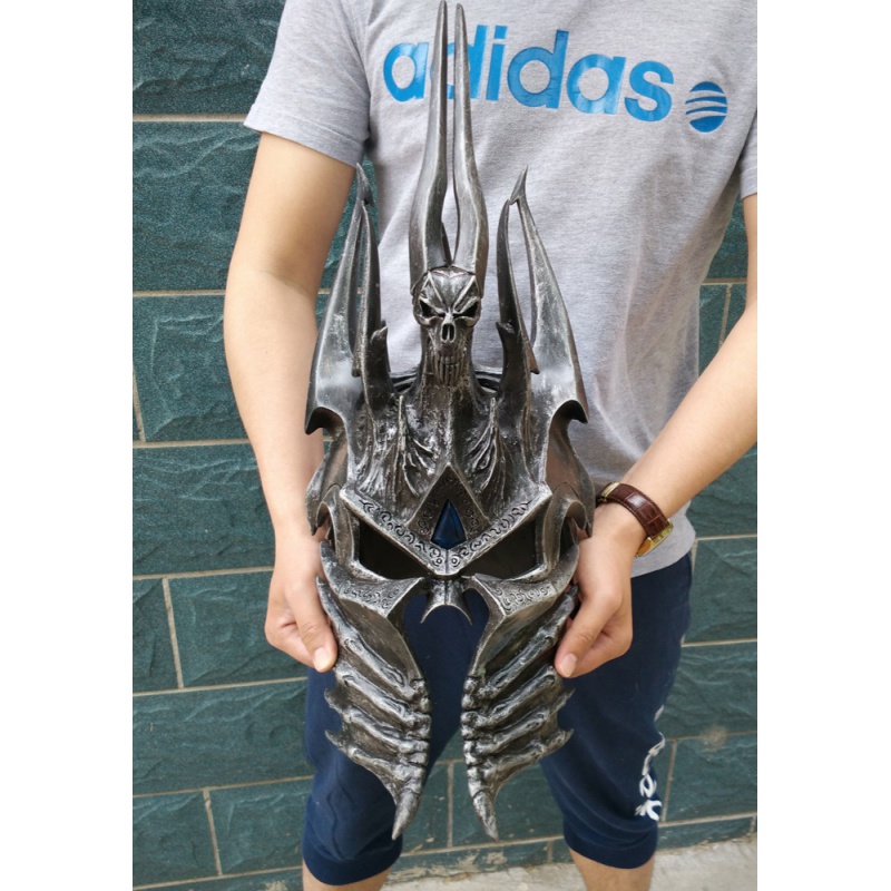 0巫妖王冠头盔1比1统御之盔金属模型雕像 统御之盔(9.