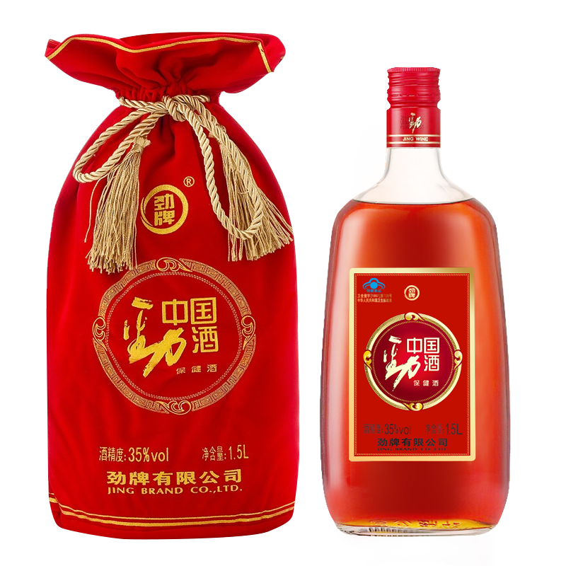 劲牌中国劲酒 35度 1.5L 单瓶装 送礼