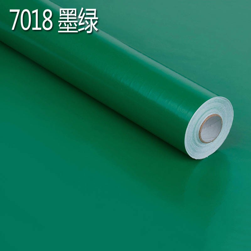 纯色墙贴素色翻新贴画纸卧室温馨背景墙装饰即时贴 10-墨绿【45cmx10