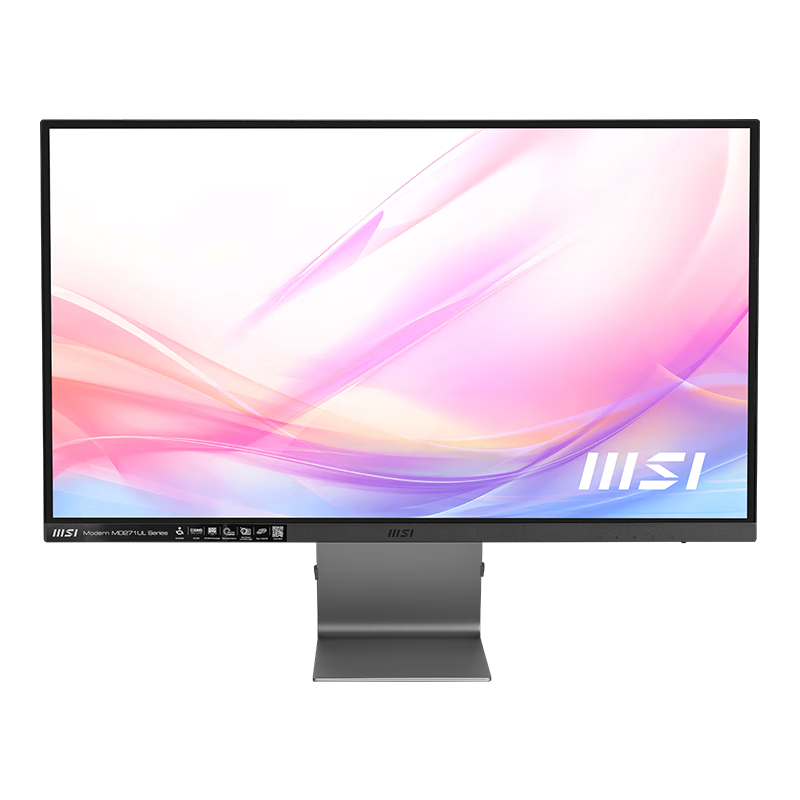 msi/΢�� ��ʾ�� 4K 65W Type-c 10Bit  99%DCIP3 �����������֤ 27Ӣ�� MD271UL  1049Ԫ