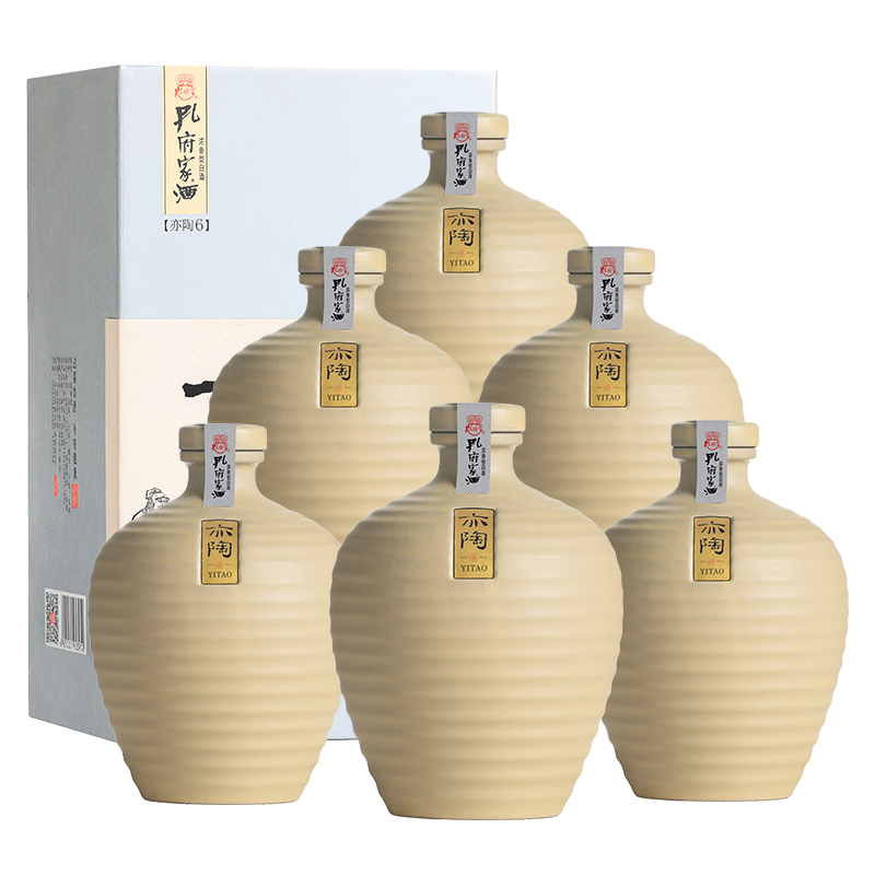 孔府家酒52度浓香型山东白酒亦陶6整箱装购买及价格趋势分析