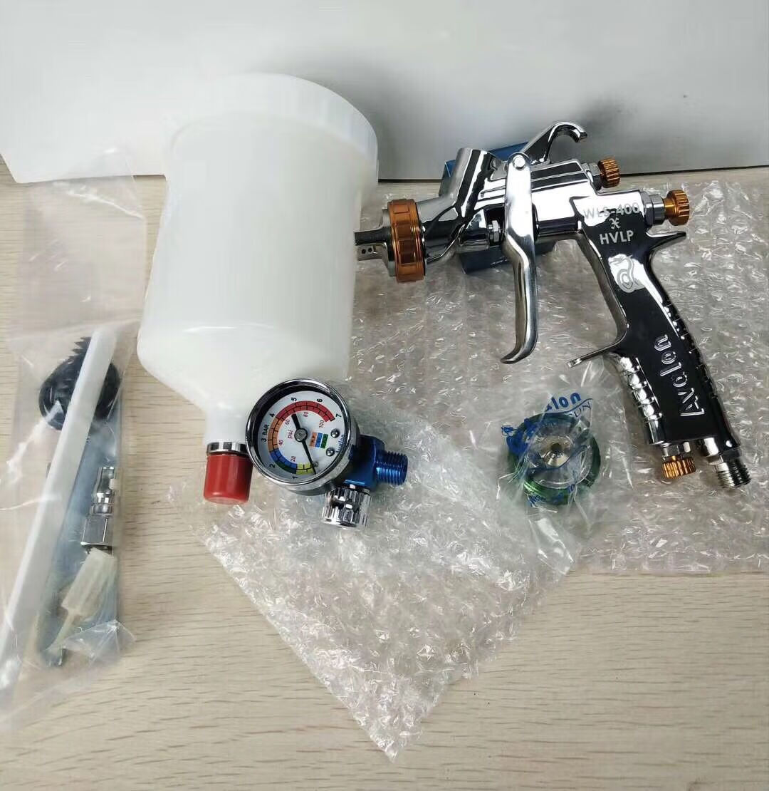 哩嗹啰嗹w-400x汽车喷漆枪家具漆喷枪双风帽