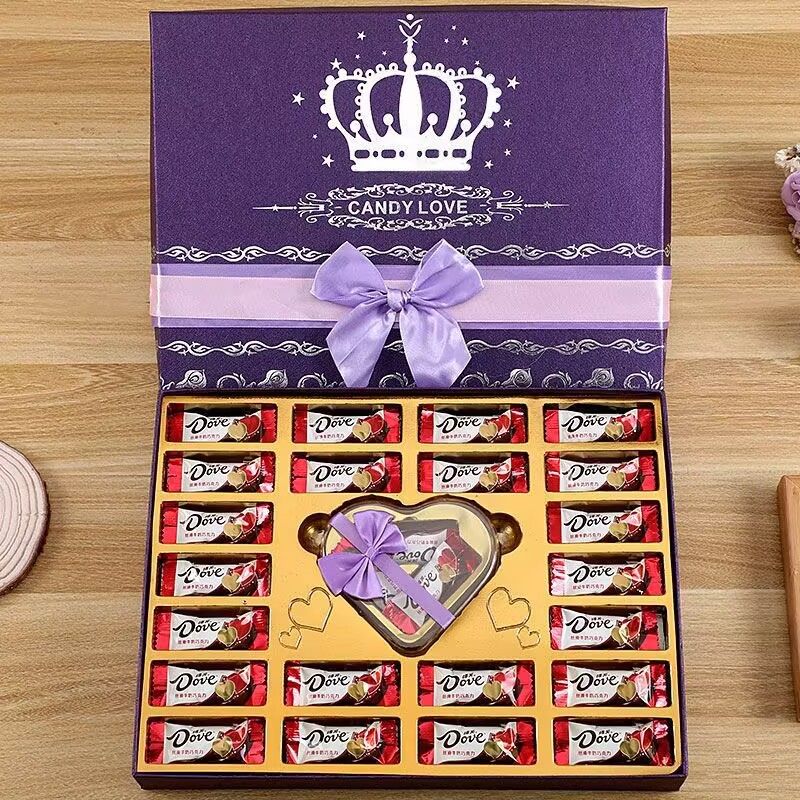 德芙巧克力装情人节礼物巧克力球脆皮圆球送男女朋友同事 48-25德芙