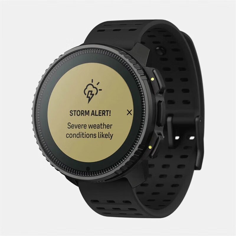 頌拓(SUUNTO)戶(hù)外探險運動(dòng)手表太陽(yáng)能長(cháng)續航GPS離線(xiàn)地圖跑步騎行腕表 全黑