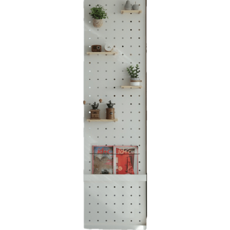 【实木材质】小木の良品屏风隔断北欧客厅装饰遮挡入户玄关日式立柱洞洞板置物架 深度定制 请联系客服