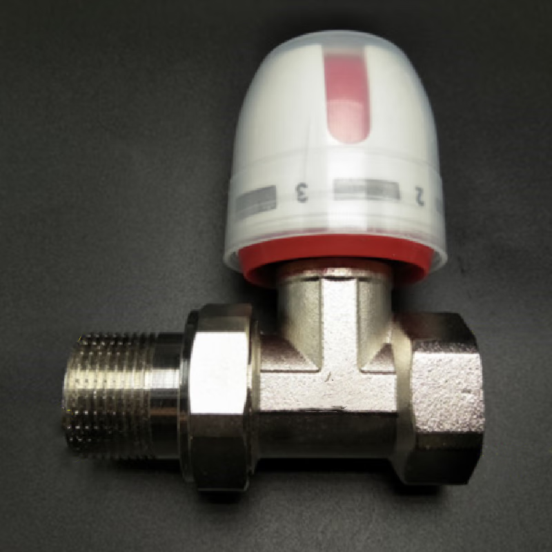 扑哩扑剌暖气片角阀6分手动温控阀1寸 调温式阀门 dn15 内外丝直式 4