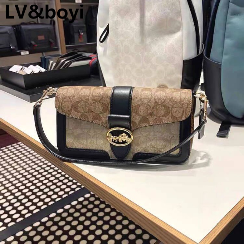 lvboyi包包法国潮牌2023包奥特莱斯客供限量拼色单肩马车酒神包 米咖