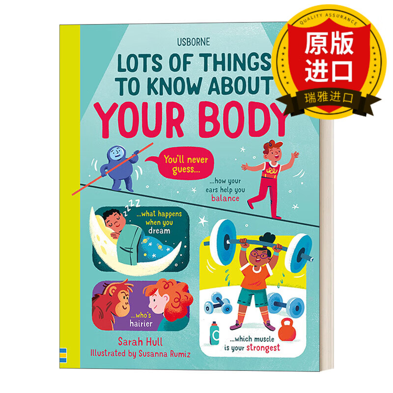 lots of things to know about your body 少儿科普趣味身体百科绘本