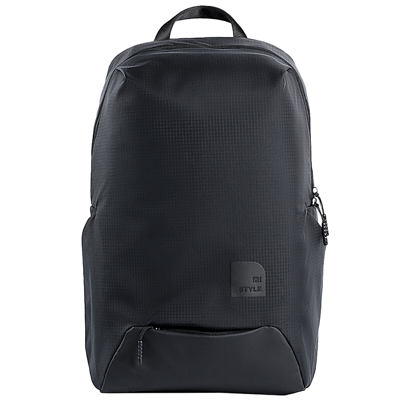 小米（MI）背包休闲运动双肩包15.6英寸电脑包时尚大容量男女通用书包 黑色