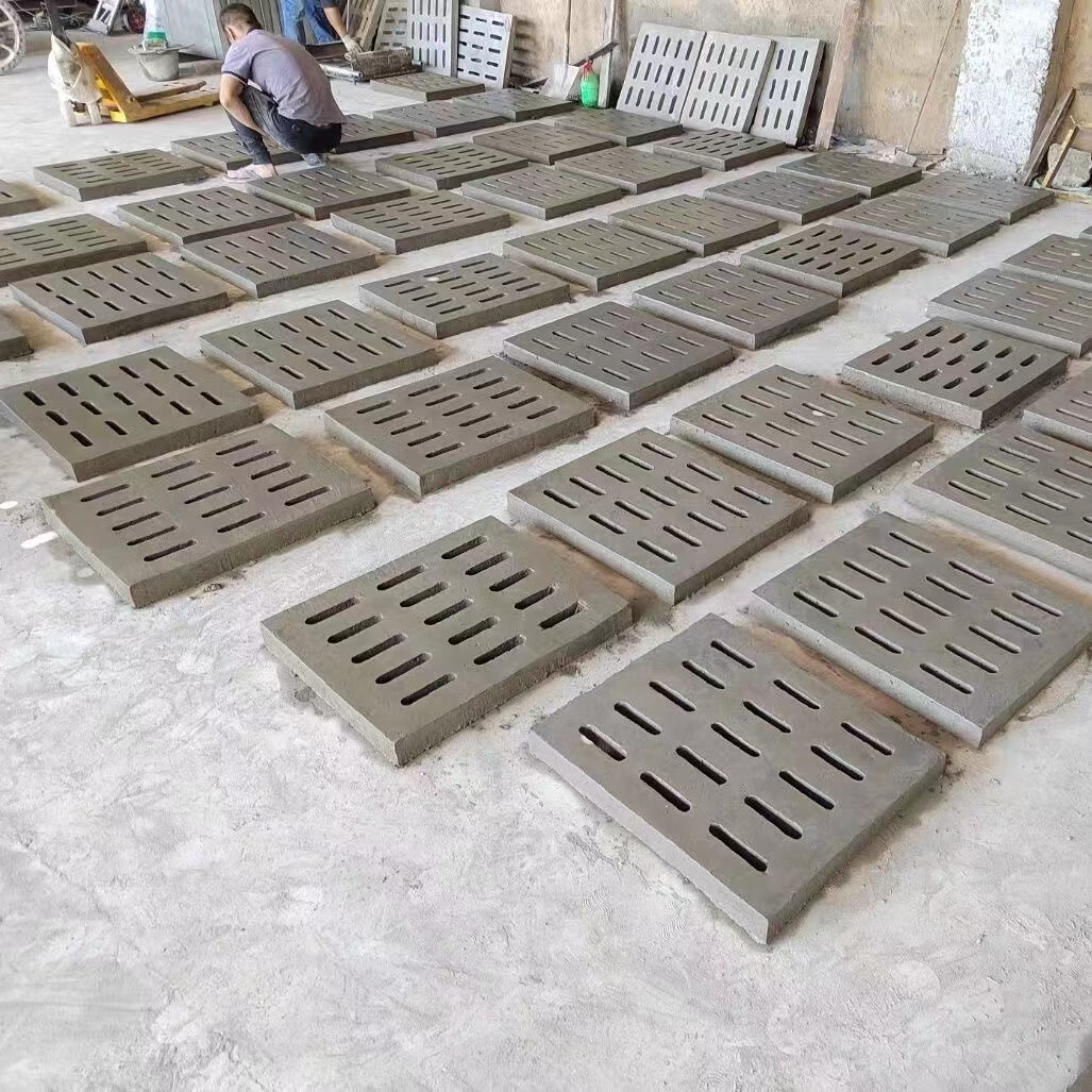 预制砼水泥钢纤维井盖混泥土水沟盖板雨污水综合电力检查井消防井 查