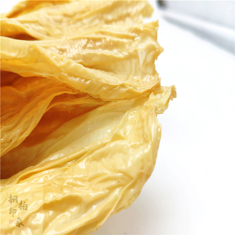 宓蝶桐柏豆筋河南省土特产品油豆皮南北干货500g礼盒装