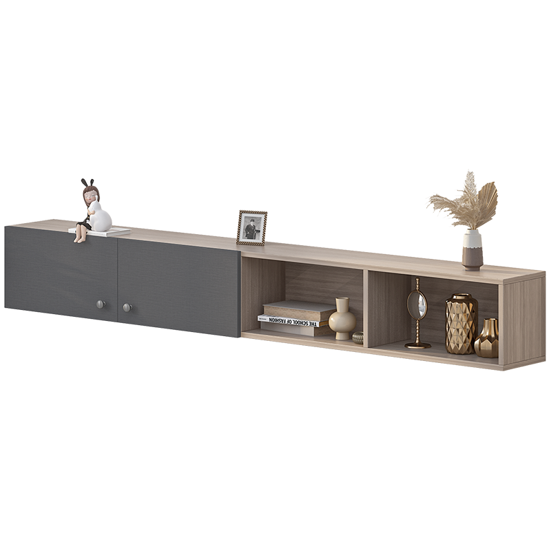 家乐铭品 储物柜挂墙柜电视背景柜挂壁式置物架 L-HC2078