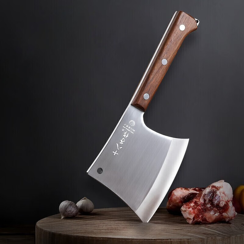 十八子作 斧型斩骨刀斩大骨牛骨刀加重加厚专业羊骨刀 S395-1 S395-1斩骨刀 京东折扣/优惠券