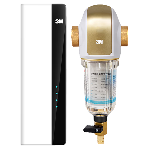 3M 净水器直饮RO反渗透纯水机LR400-JX90+家用前置净水器BFS3-40GL净饮机 LR400-JX90+BFS3