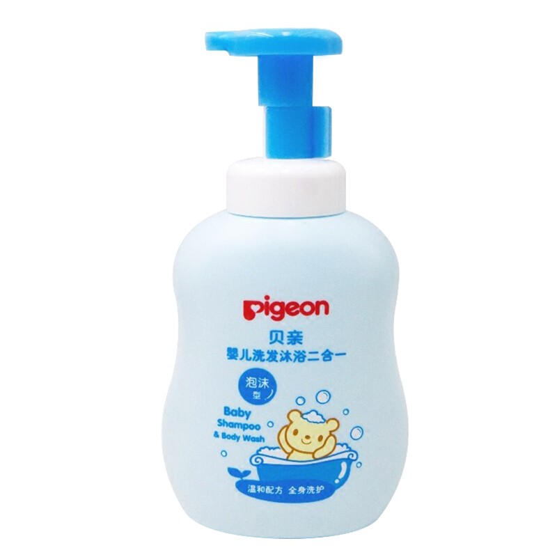 贝亲(pigeon)婴儿洗发沐浴二合一 儿童洗护用品婴儿洗发精宝宝洗发水