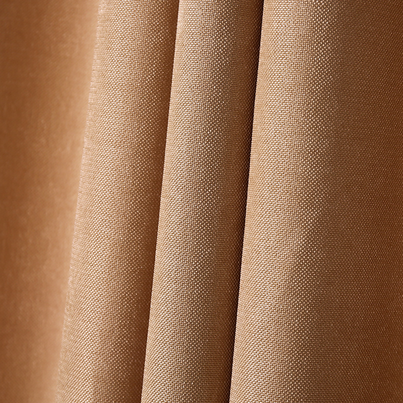 爱巢鸟 布艺门帘隔断帘免打孔空调帘卧室厨房卫生间家用挂帘遮挡帘子 咖啡色(打孔式)  帘宽150*高200cm/配杆75-110cm