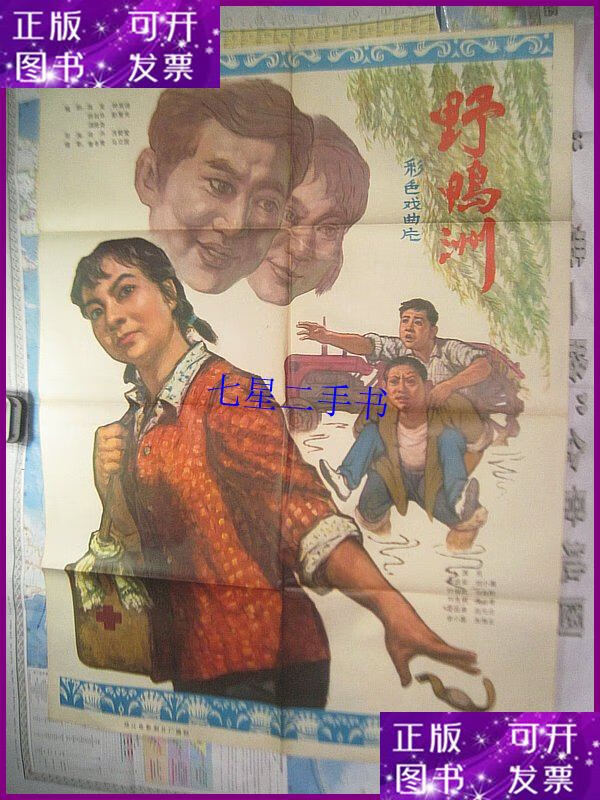 【二手9成新】电影海报 野鸭洲(全开)