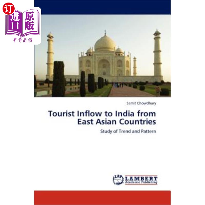 海外直订tourist inflow to india from east asian countries 东亚