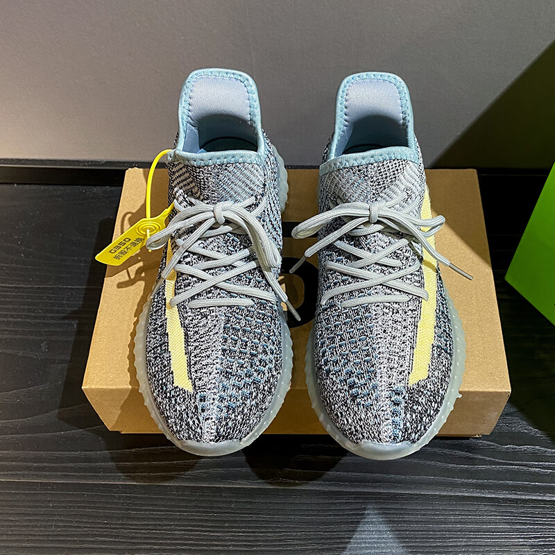 驼美士椰子鞋女350脏橙夏季新款网面透气百搭休闲情侣老爹 灰口香糖