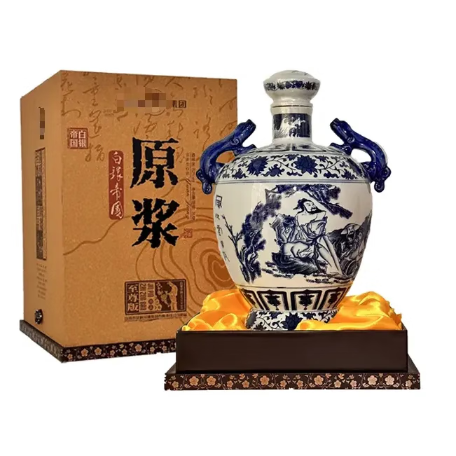 杏花村山西杏花村汾酒厂  汾酒 52度 3000ml 1坛 原浆 清香型白酒