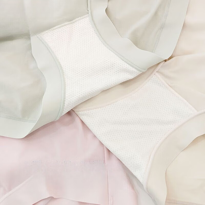 高弹大码内裤女软糯无痕高腰200斤胖mm可穿三角裤 卡其 1条 均码(建议100-200斤