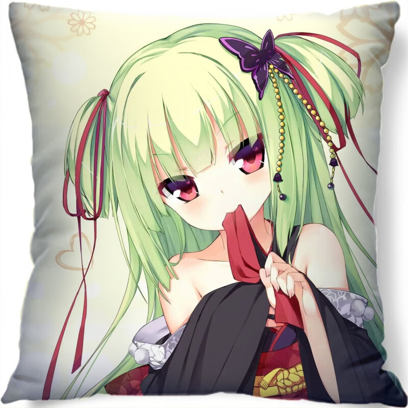 千恋万花抱枕 周边丛雨抱枕二次元动漫美少女游戏靠垫枕睡觉枕头男