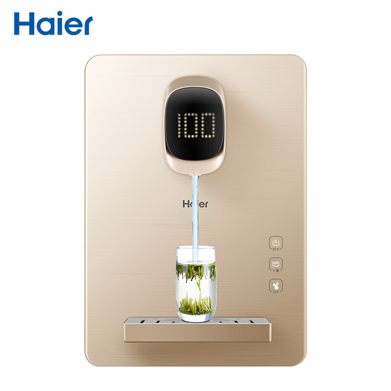 海尔(Haier) 家用管线机 GR1819E 壁挂式速热饮水机 即热即饮 家庭/办公室  可搭配RO净水器