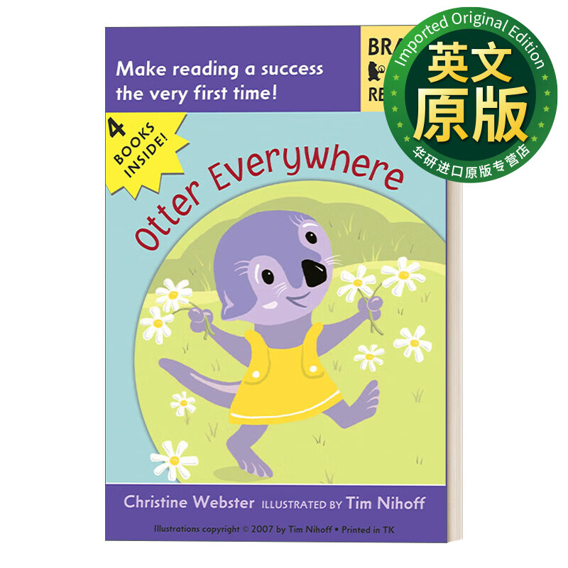 水獭无处不在 英文原版 otter everywhere: brand new readers 儿童