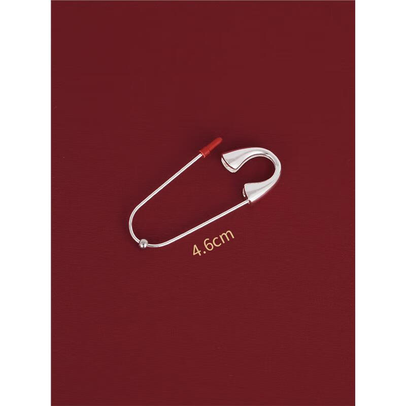 源璐银色宝宝婴儿孕妇别针虎年挂件新生儿童桃木护身符压惊防惊吓159