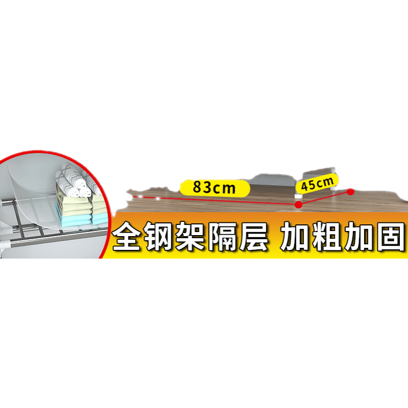 简易衣柜衣柜家用卧室简易布衣柜全钢架加粗加厚出租房钢管组装收纳挂衣柜 85E小镇+加固 2门  组装