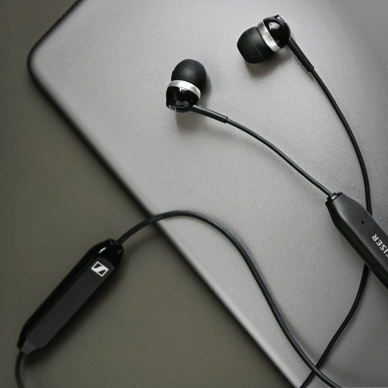 森海塞尔(sennheiser)cx350bt入耳式无线蓝牙耳机耳 黑色