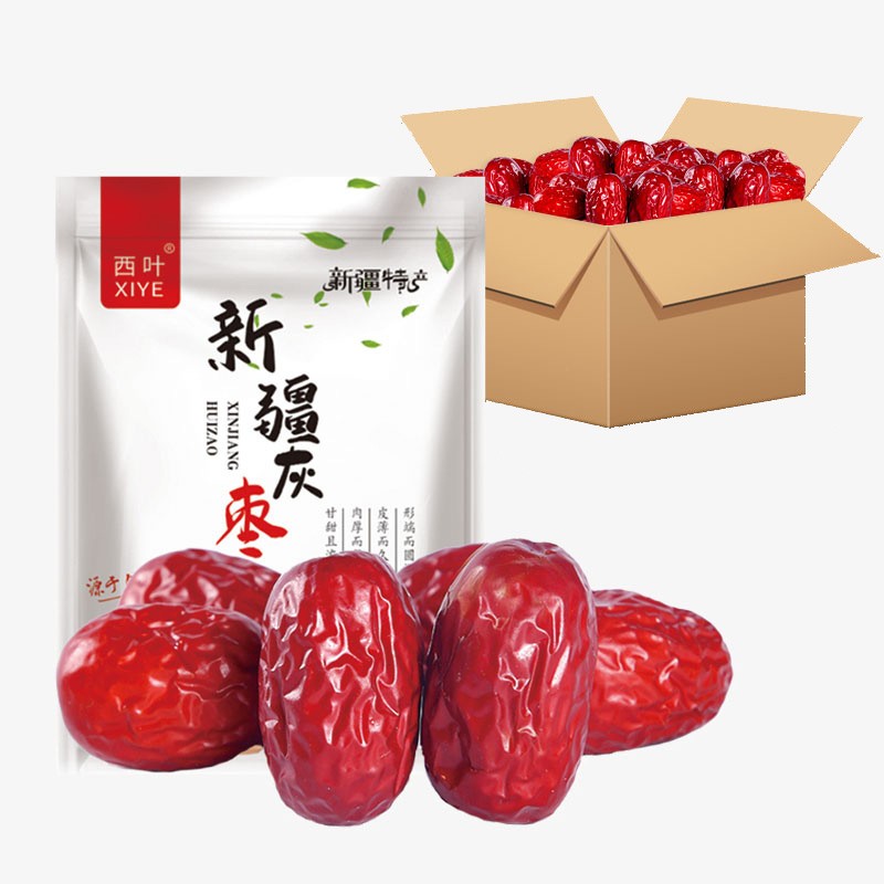 西叶 新疆若羌灰枣小枣大枣免洗开袋即食休闲食品熬汤红枣 袋装 灰枣500克*2怎么看?