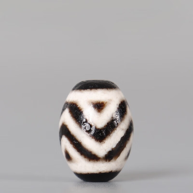 青鹊凰 金刚虎牙天珠 藏传天珠配饰 菩提佛珠手串顶珠腰珠配珠配饰