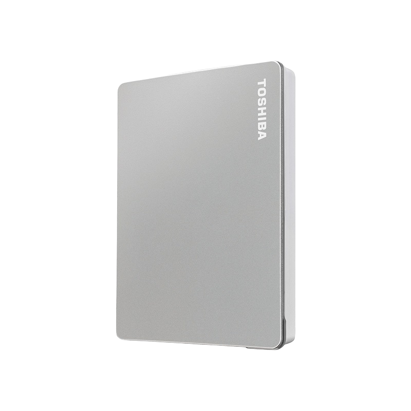 TOSHIBA 东芝 Flex系列 2.5英寸Micro-B移动机械硬盘 USB3.0 4TB 尊贵银