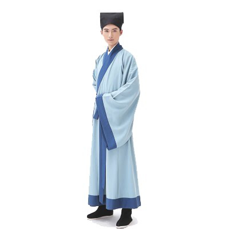 秀才服装书生古装汉服男中国风江南装私塾国学学生夫子装宁采臣帽子女