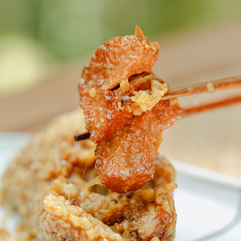 肉粽冷冻端午送礼盒特产网红手工粽 全家福(双蛋黄*2 豆沙*2 南乳*2