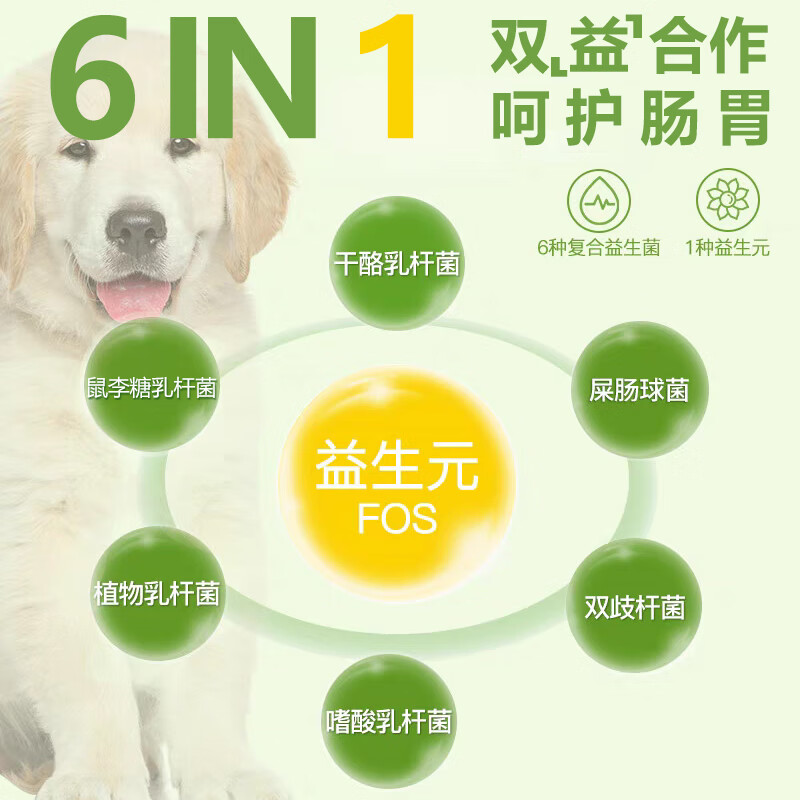 杜力德狗猫咪益生菌肠胃不适菌群失调食欲消化差宠物营养补充剂保济粉