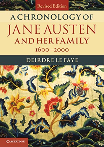 预订 a chronology of jane austen and her family