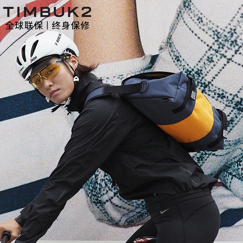 TIMBUK2邮差包斜挎包经典拼色信使包时尚休闲男包学生挎包单肩挎包 光束橙 S